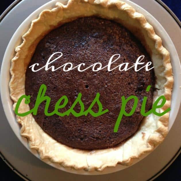 chocolate chess pie