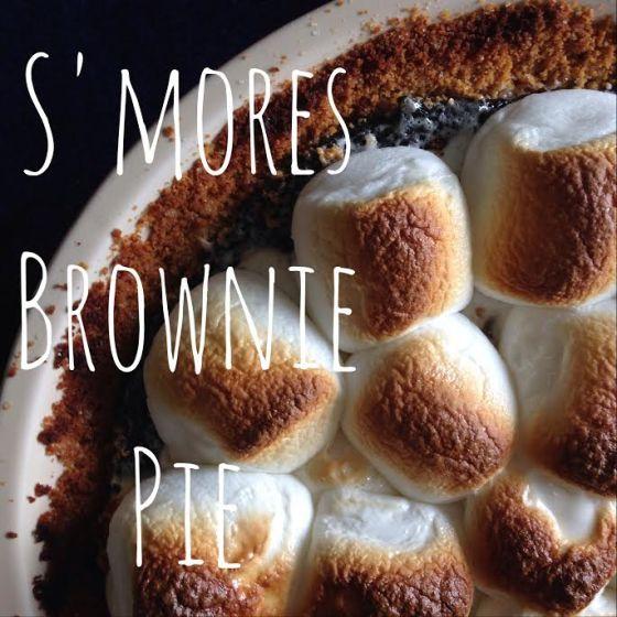 s’mores brownie pie