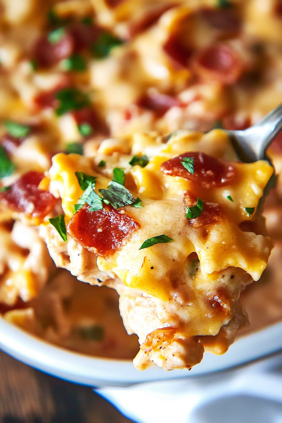 BBQ Ranch Chicken Casserole