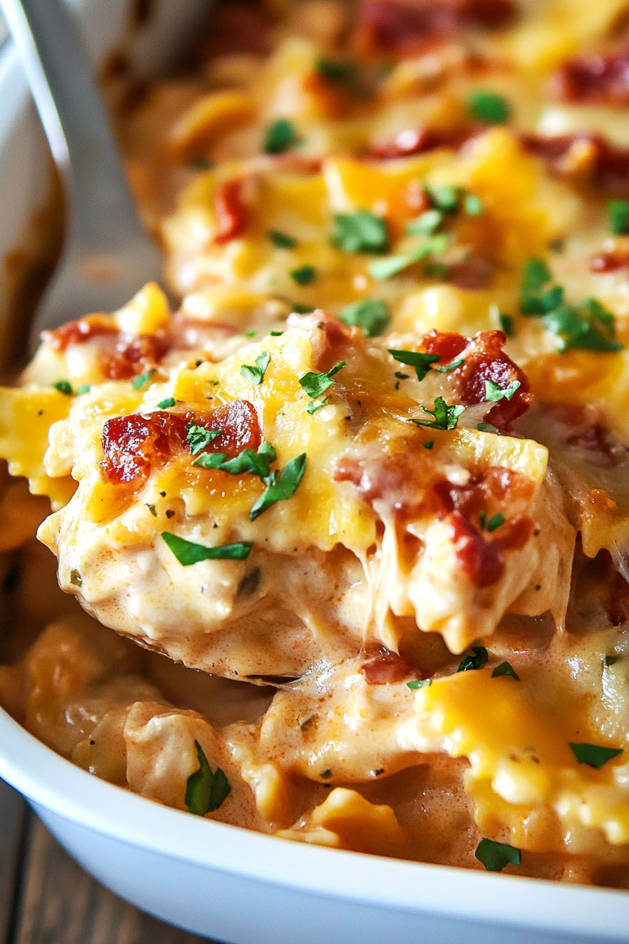 BBQ Ranch Chicken Casserole