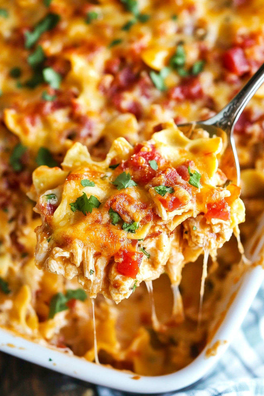 BBQ Ranch Chicken Casserole