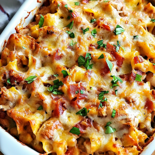 BBQ Ranch Chicken Casserole