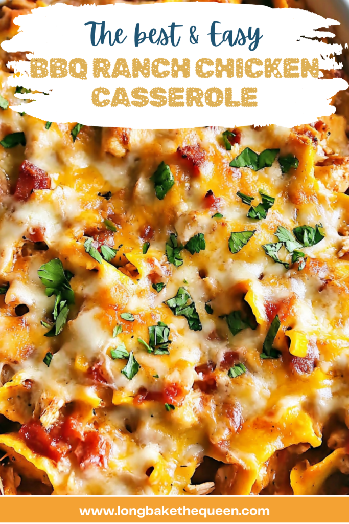 BBQ Ranch Chicken Casserole