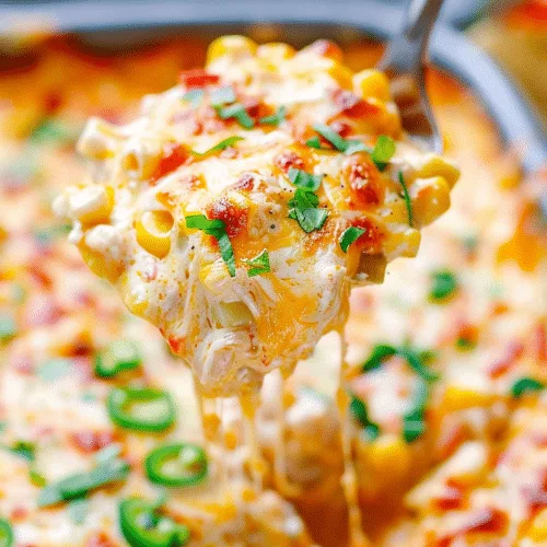 Cheesy Baked Mexican Corn Dip
