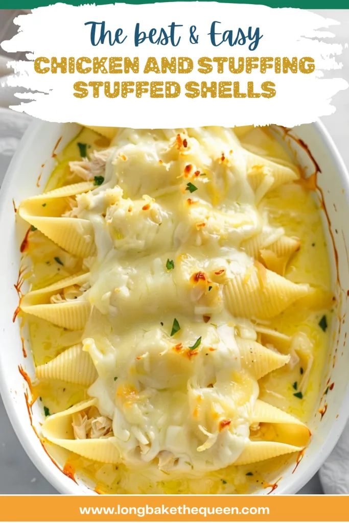 Chicken And Stuffing Stuffed Shells