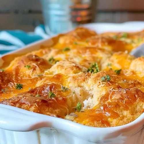 Chicken Bubble Biscuit Bake Casserole