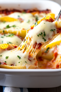 Chicken Parmesan Stuffed Shells