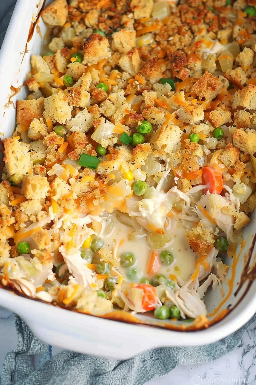 Chicken Stuffing Casserole