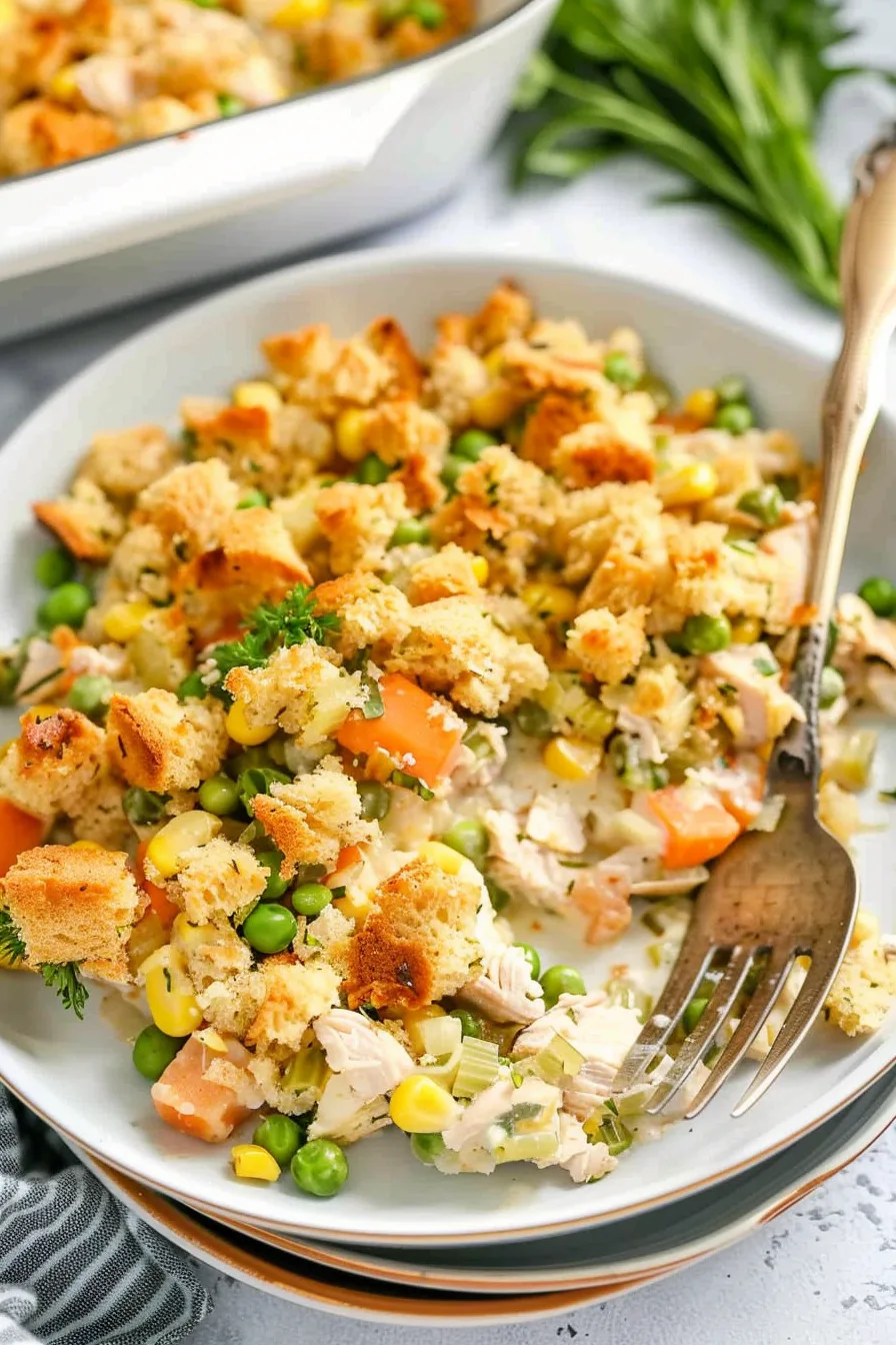 Chicken Stuffing Casserole