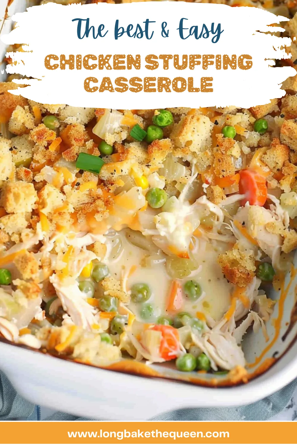 Chicken Stuffing Casserole