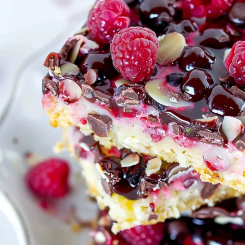 Chocolate Raspberry Magic Bars