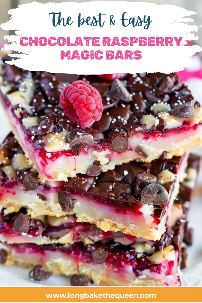 Chocolate Raspberry Magic Bars