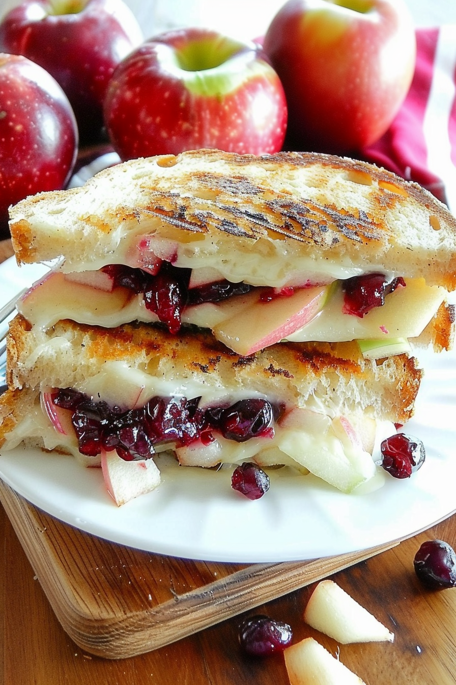 Cranberry Brie Grilled Cheese