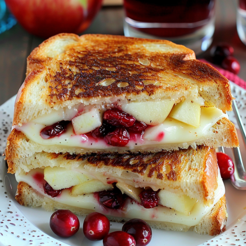 Cranberry Brie Grilled Cheese