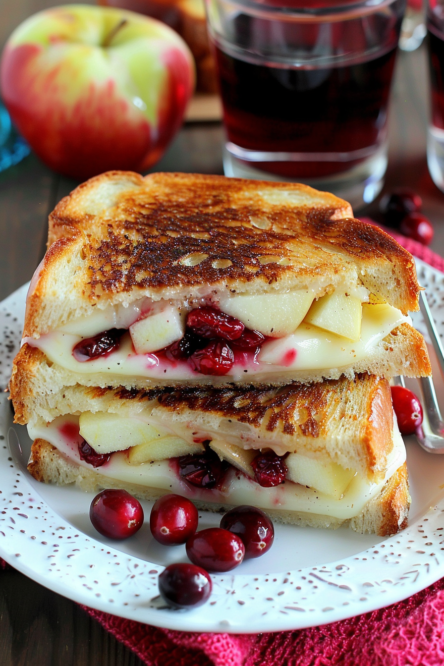 Cranberry Brie Grilled Cheese