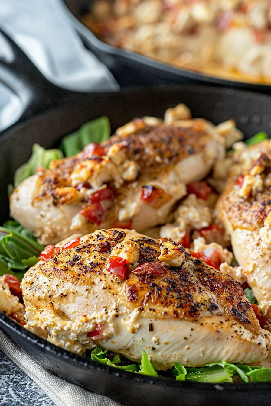 Creamy Pepperjack Cheese Stuffed Chicken Breast