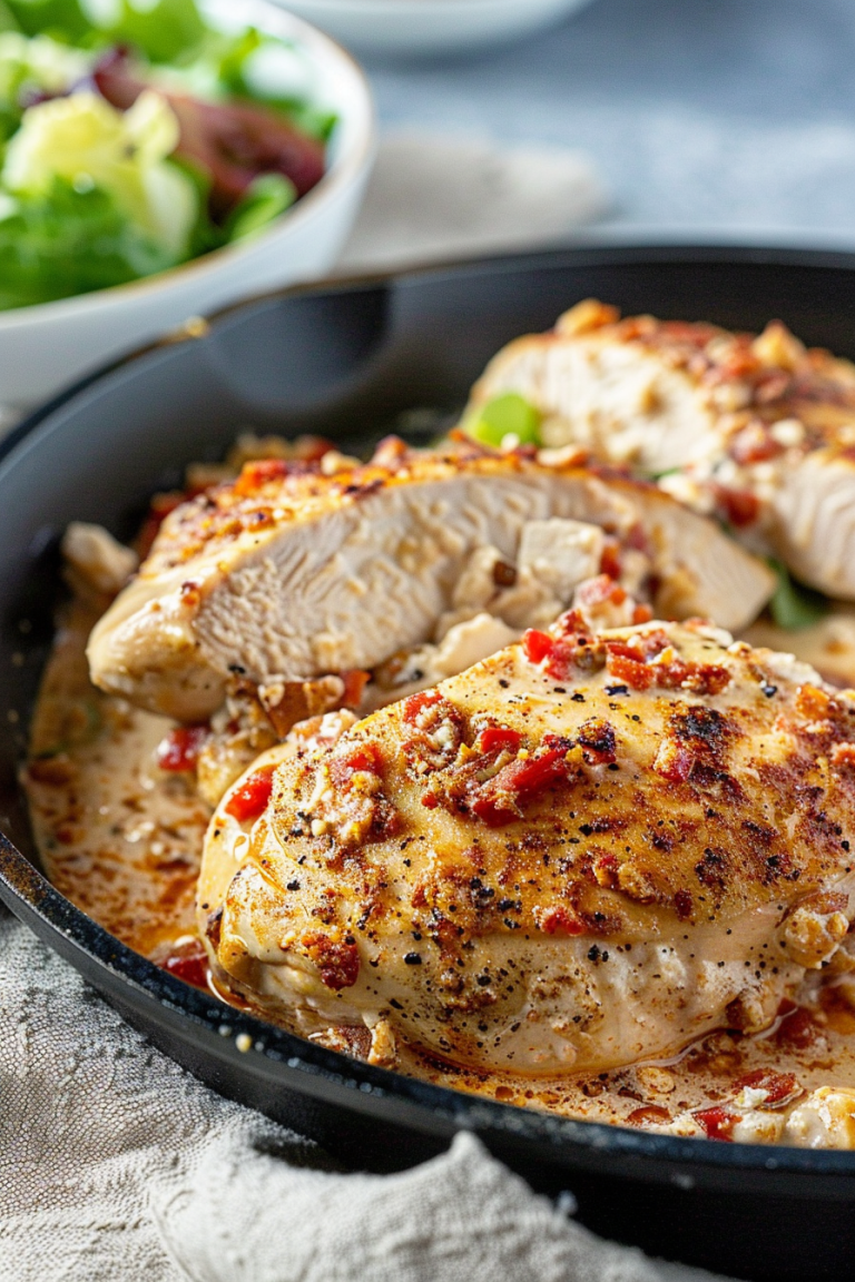 Creamy Pepperjack Cheese Stuffed Chicken Breast
