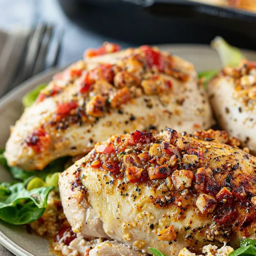 Creamy Pepperjack Cheese Stuffed Chicken Breast
