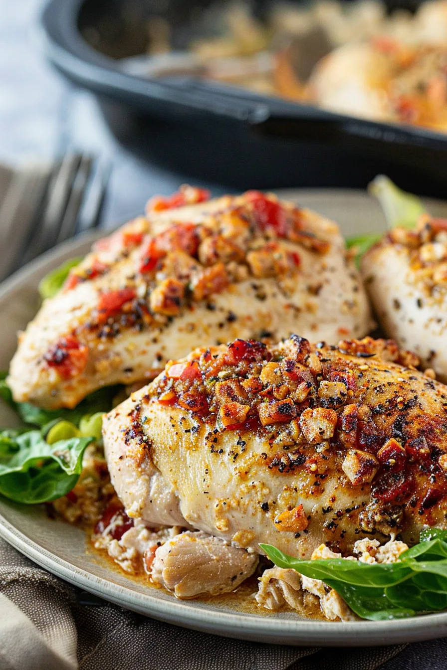 Creamy Pepperjack Cheese Stuffed Chicken Breast