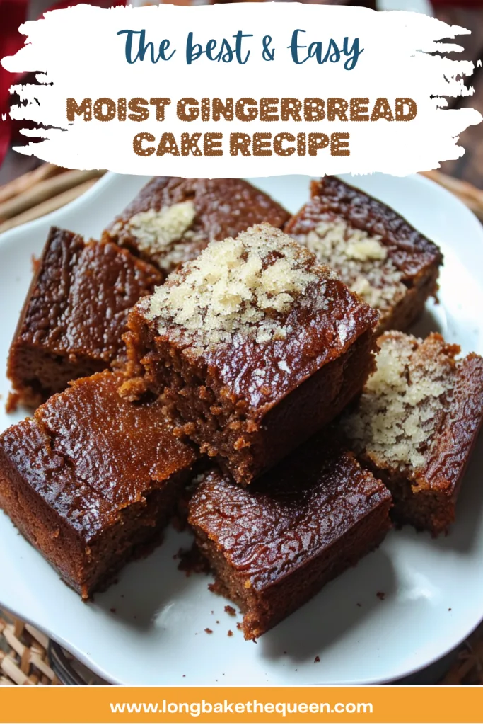 Easy and Moist Gingerbread cake