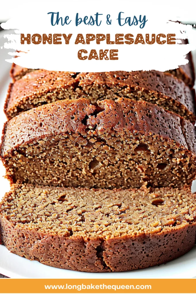 Honey Applesauce Cake