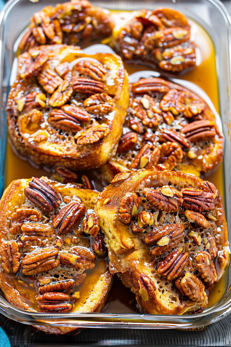 Overnight Pecan Pie French Toast