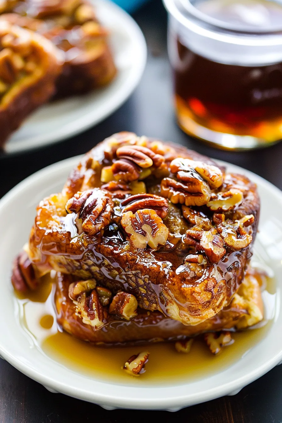 Overnight Pecan Pie French Toast