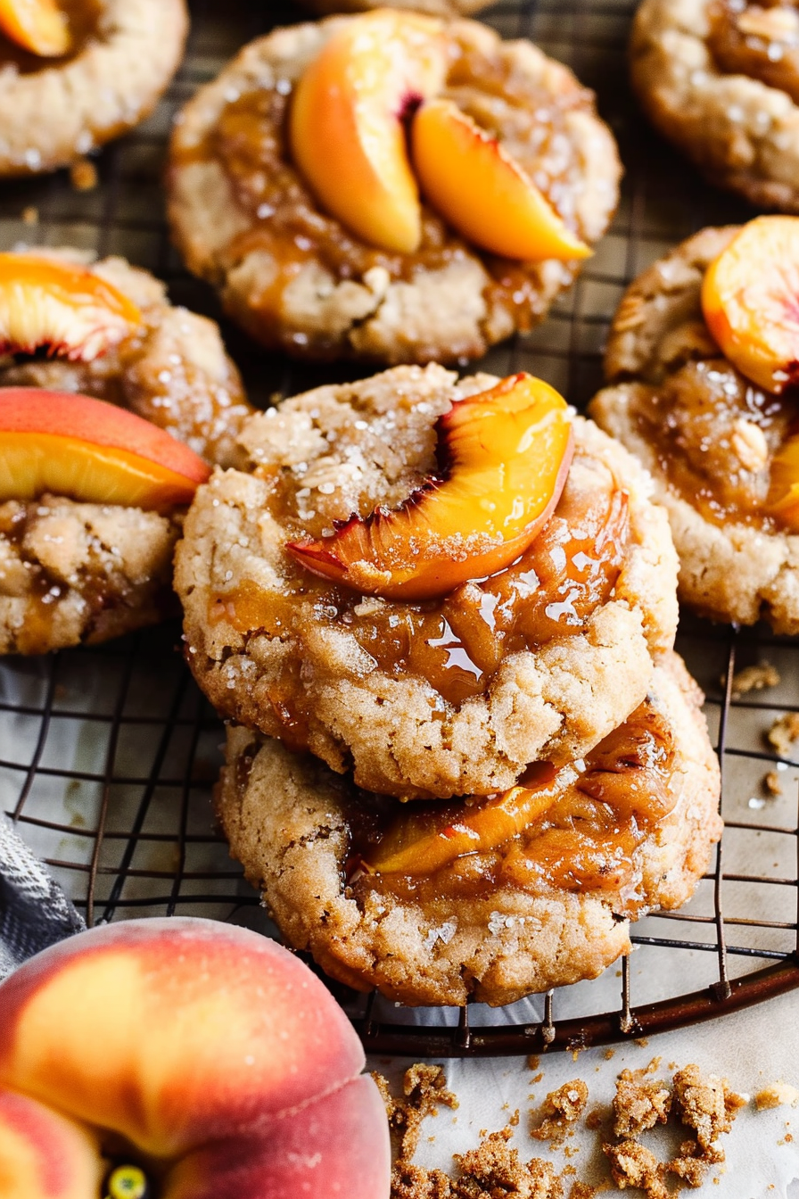 Peach Cobbler Cookies