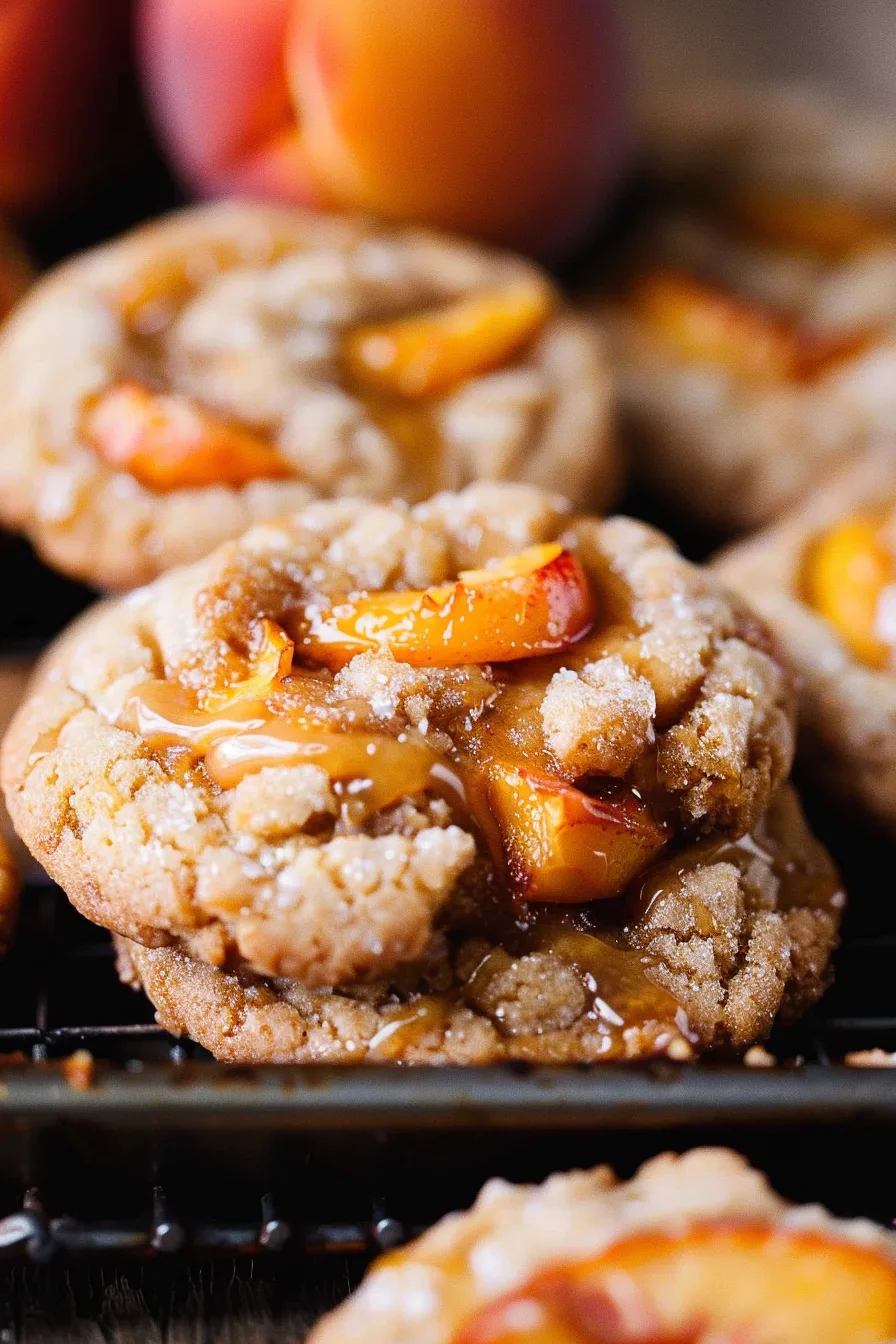 Peach Cobbler Cookies