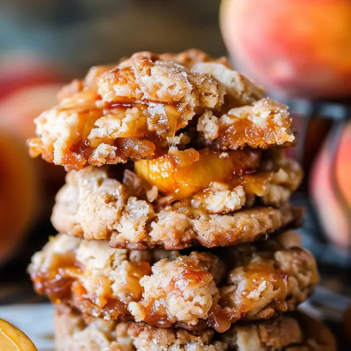 Peach Cobbler Cookies