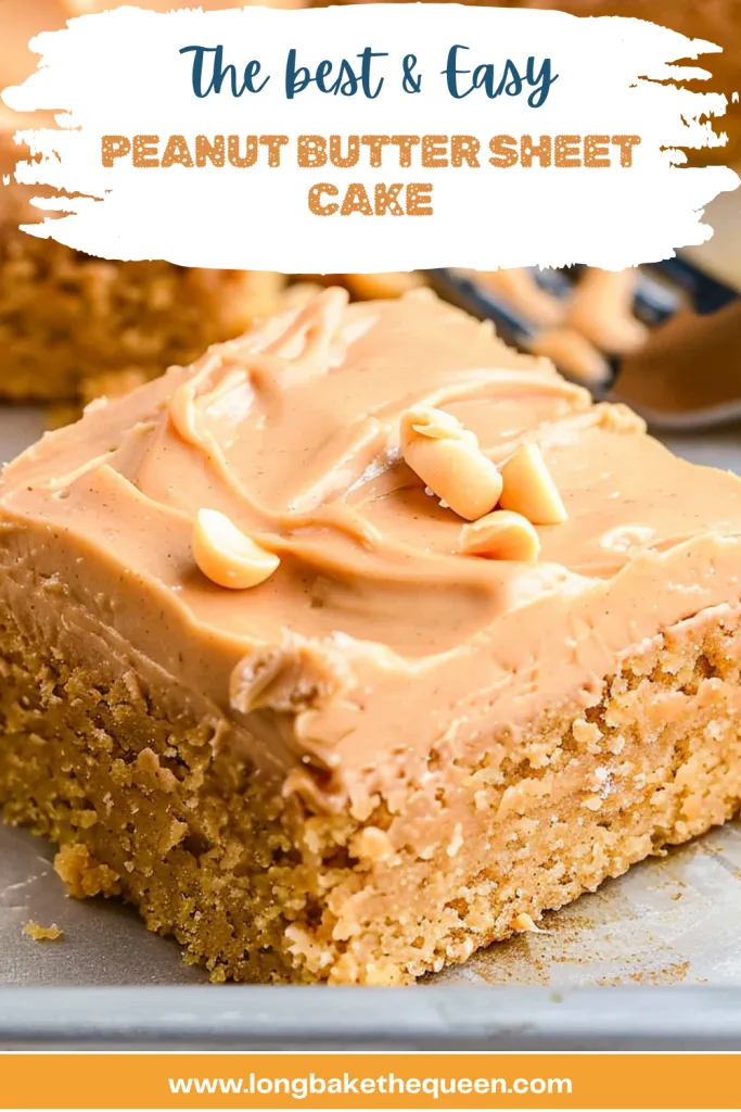 Peanut Butter Sheet Cake
