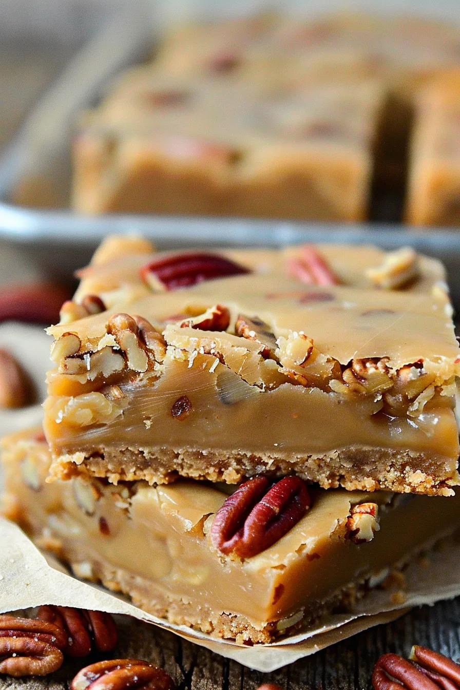 Pecan Praline Blondies