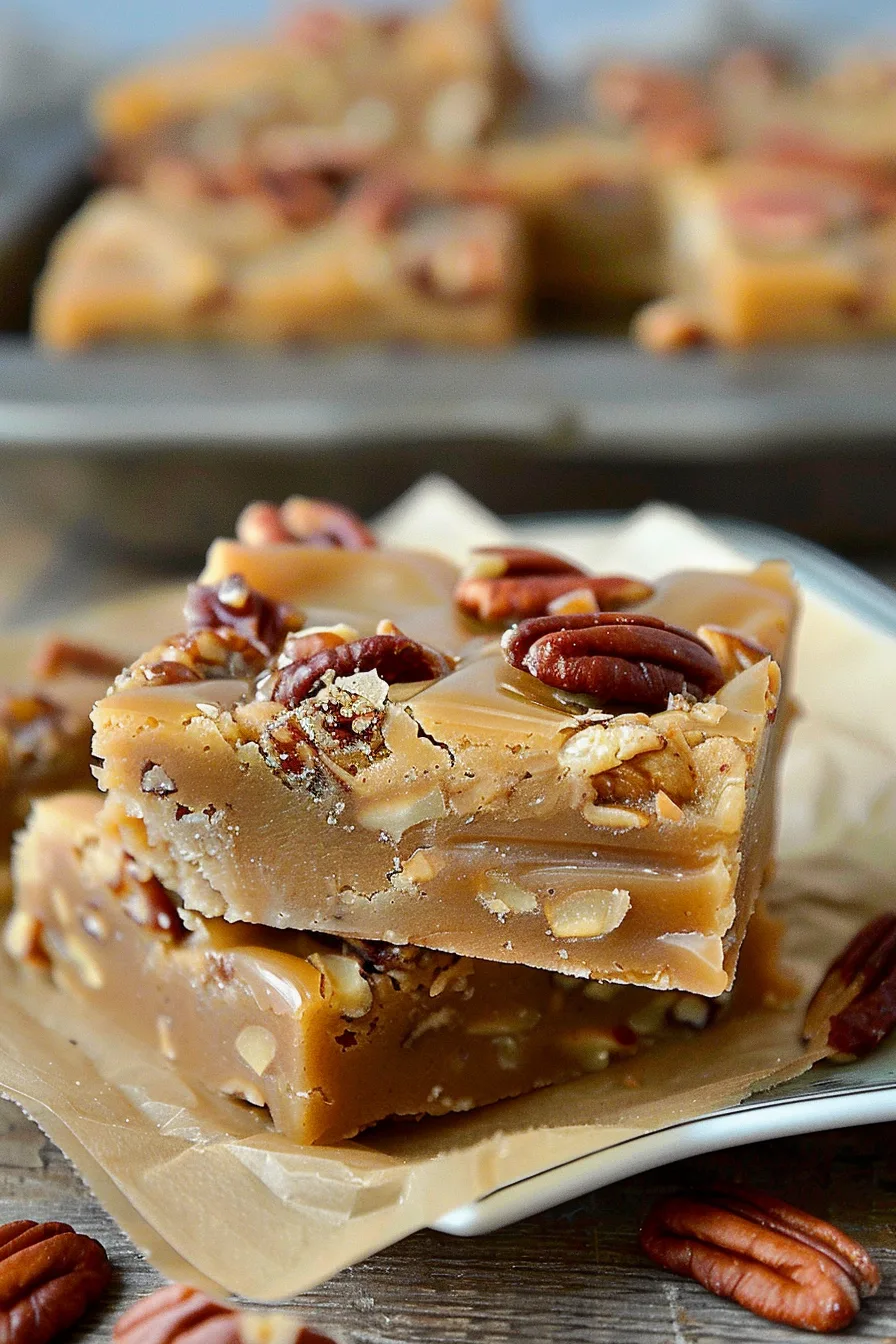 Pecan Praline Blondies