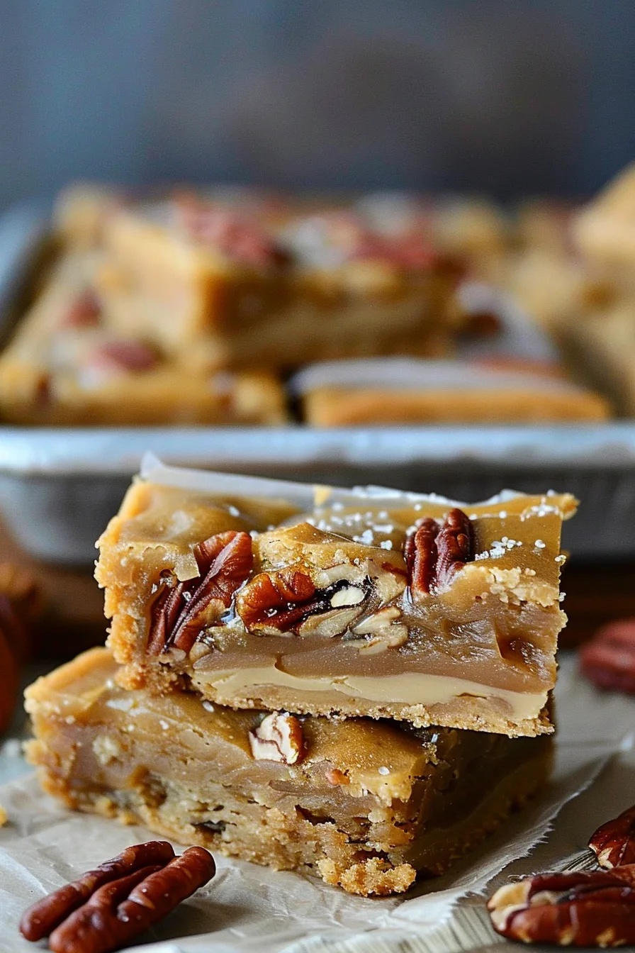 Pecan Praline Blondies