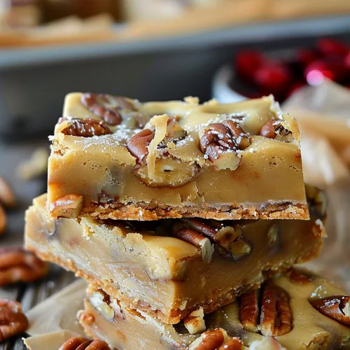 Pecan Praline Blondies
