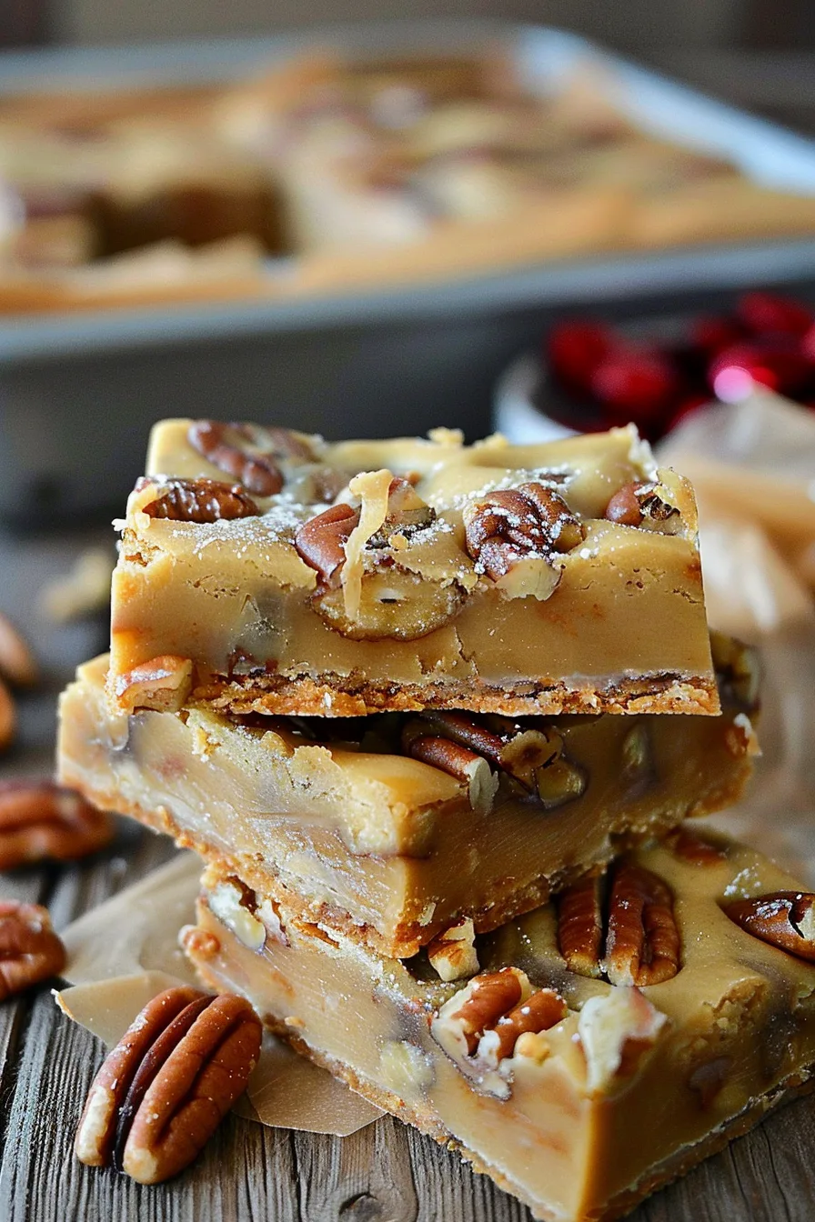 Pecan Praline Blondies