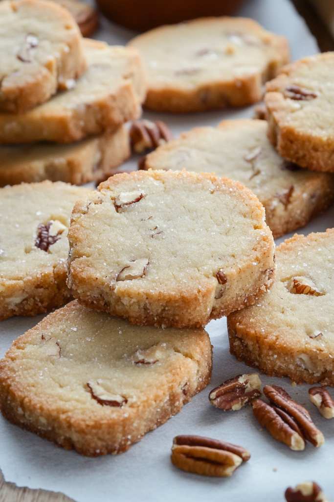 Pecan Shortbread Cookies