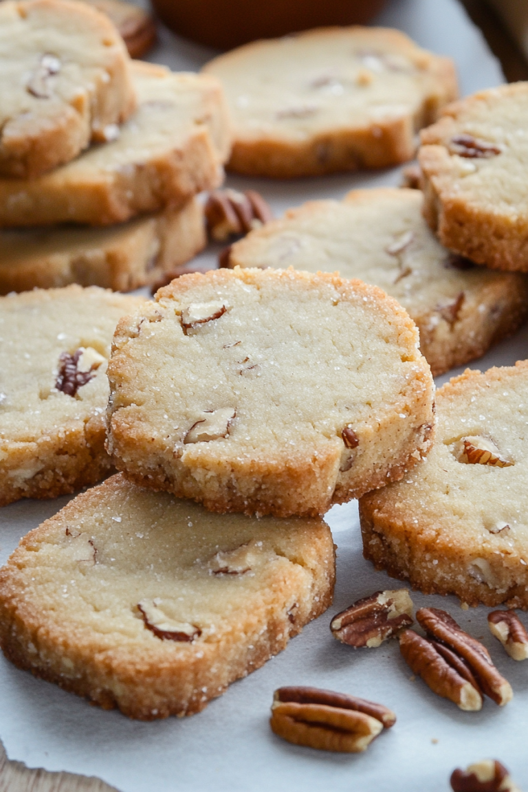 Pecan Shortbread Cookies