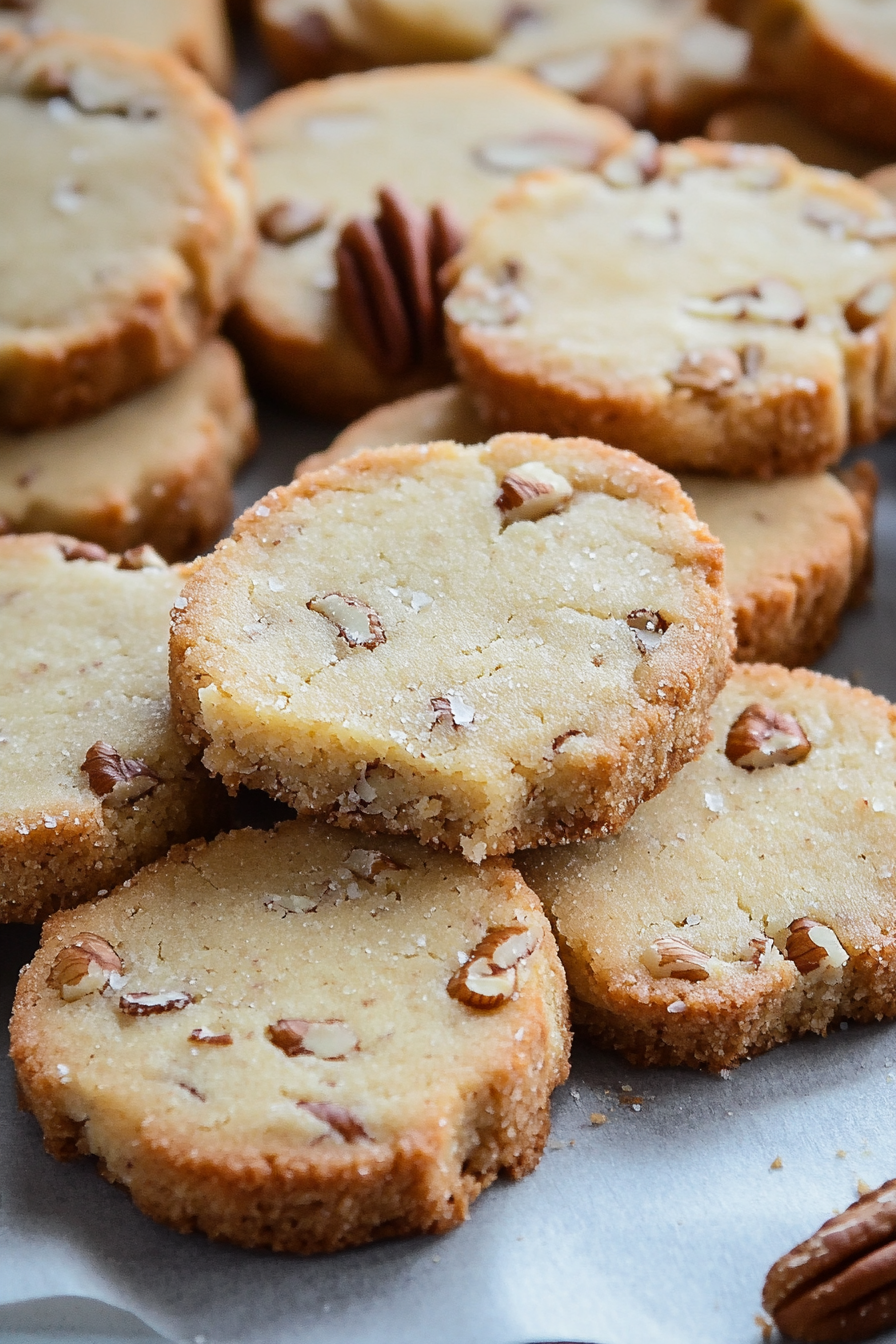 Pecan Shortbread Cookies