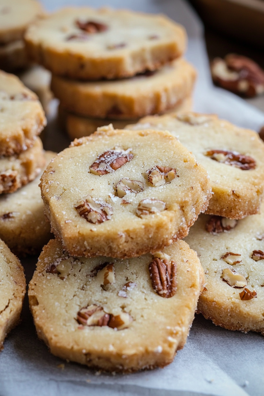 Pecan Shortbread Cookies