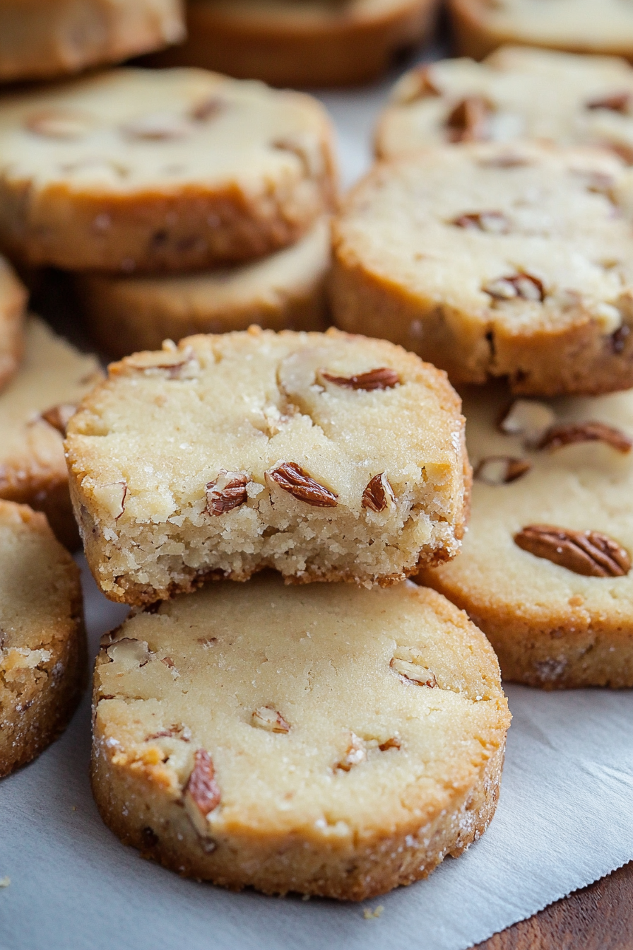 Pecan Shortbread Cookies