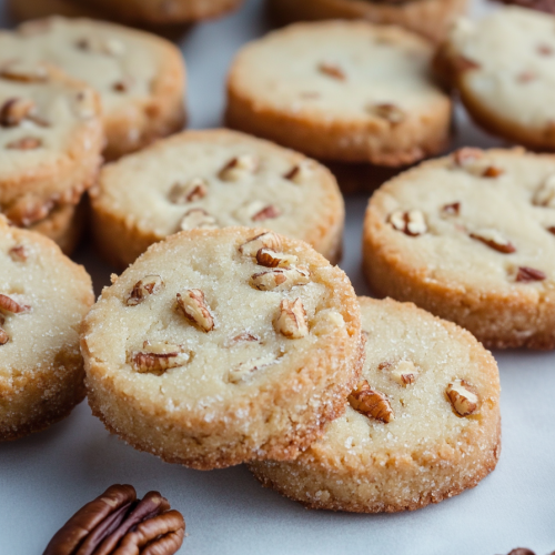 Pecan Shortbread Cookies