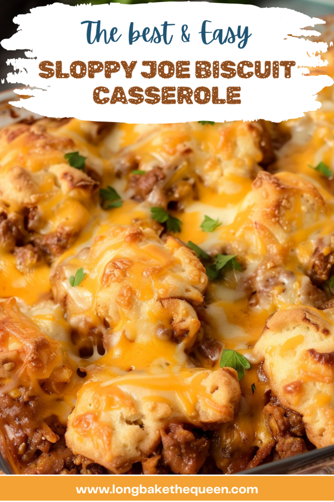 Sloppy Joe Biscuit Casserole