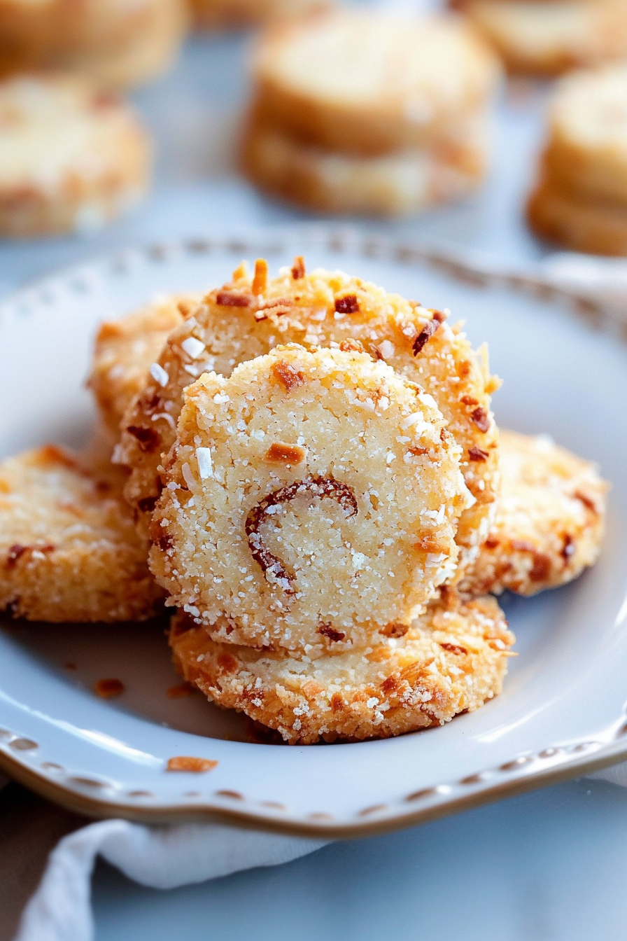 Toasted Coconut Shortbread