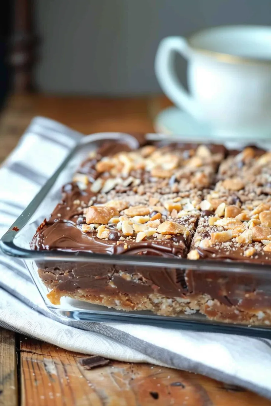 Turtle Buckeye Brownies