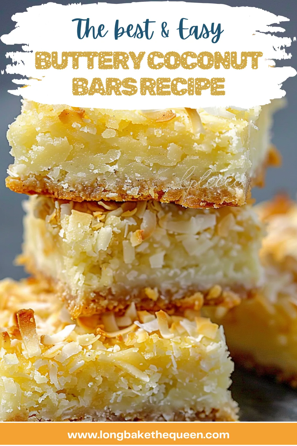Buttery Coconut Bars