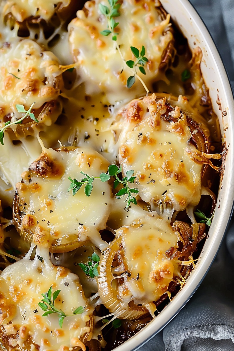 Cheesy French Onion Baked Casserole