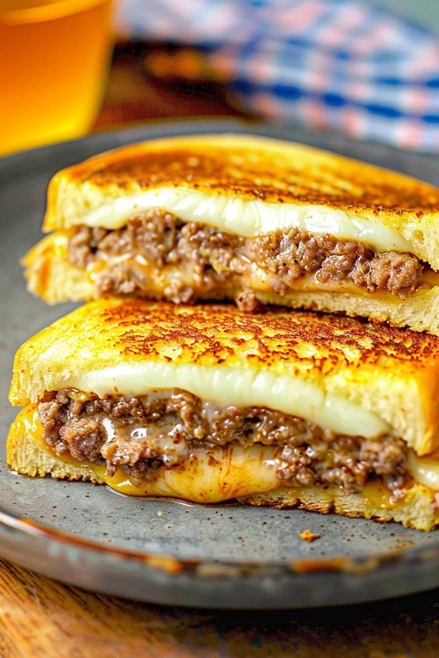 Cheesy Patty Melts with Special Sauce