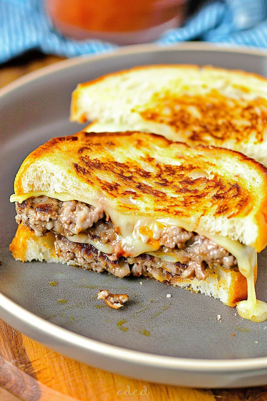 Cheesy Patty Melts with Special Sauce