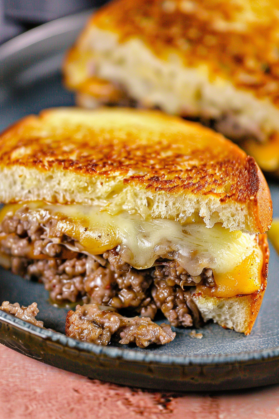 Cheesy Patty Melts with Special Sauce